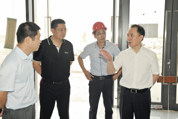 南通通州区领导调研米兰网页版登录入口 高新区新址